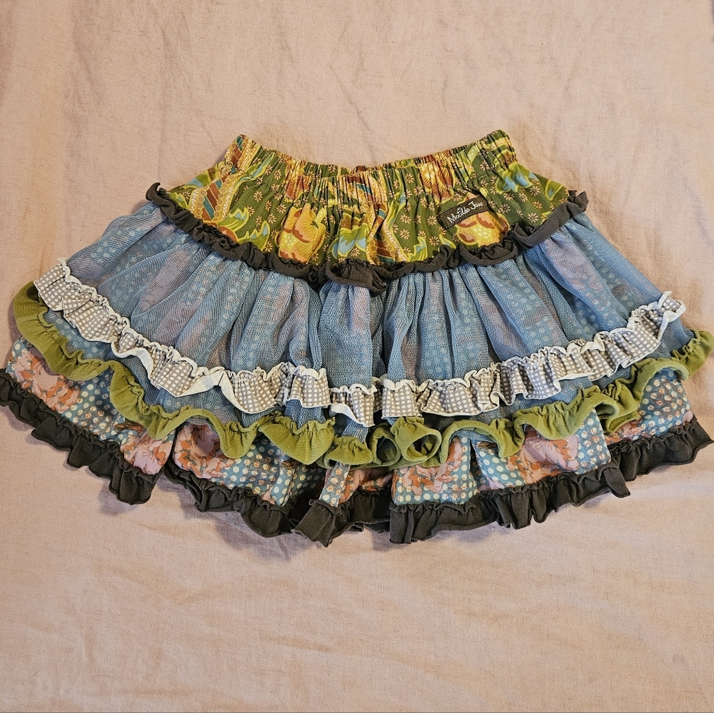 Matilda Jane Multicolor Layered A-Line Skirt